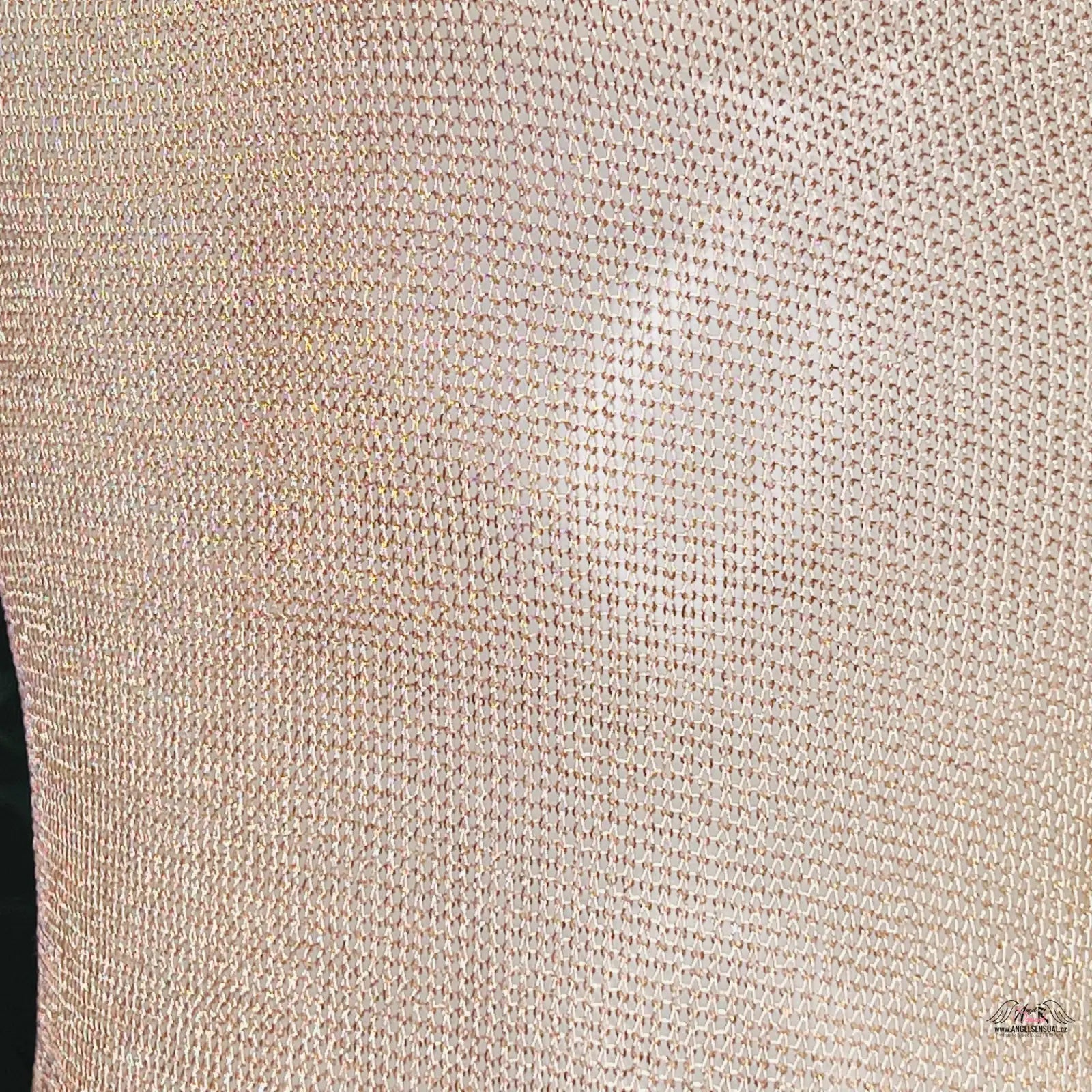 Metalická pletená látka na Agent Provocateur Body Phoebe s síťovaným tangovým body