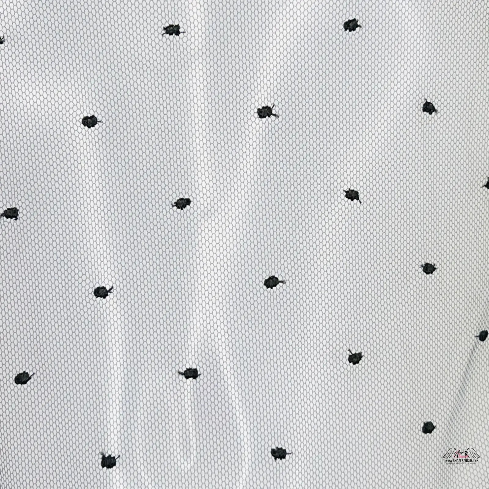 Polka dot tee in white from Agent Provocateur Body Poppie with puntíky poppie design