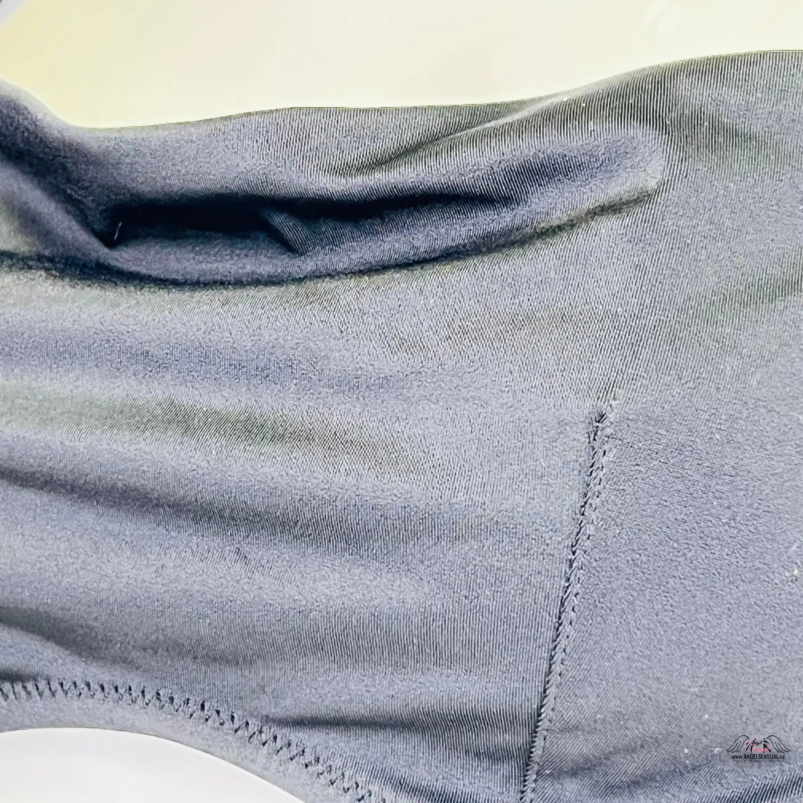 Wrinkled šedý látkový díl plavek Agent Provocateur Horní Díl Plavek Agata