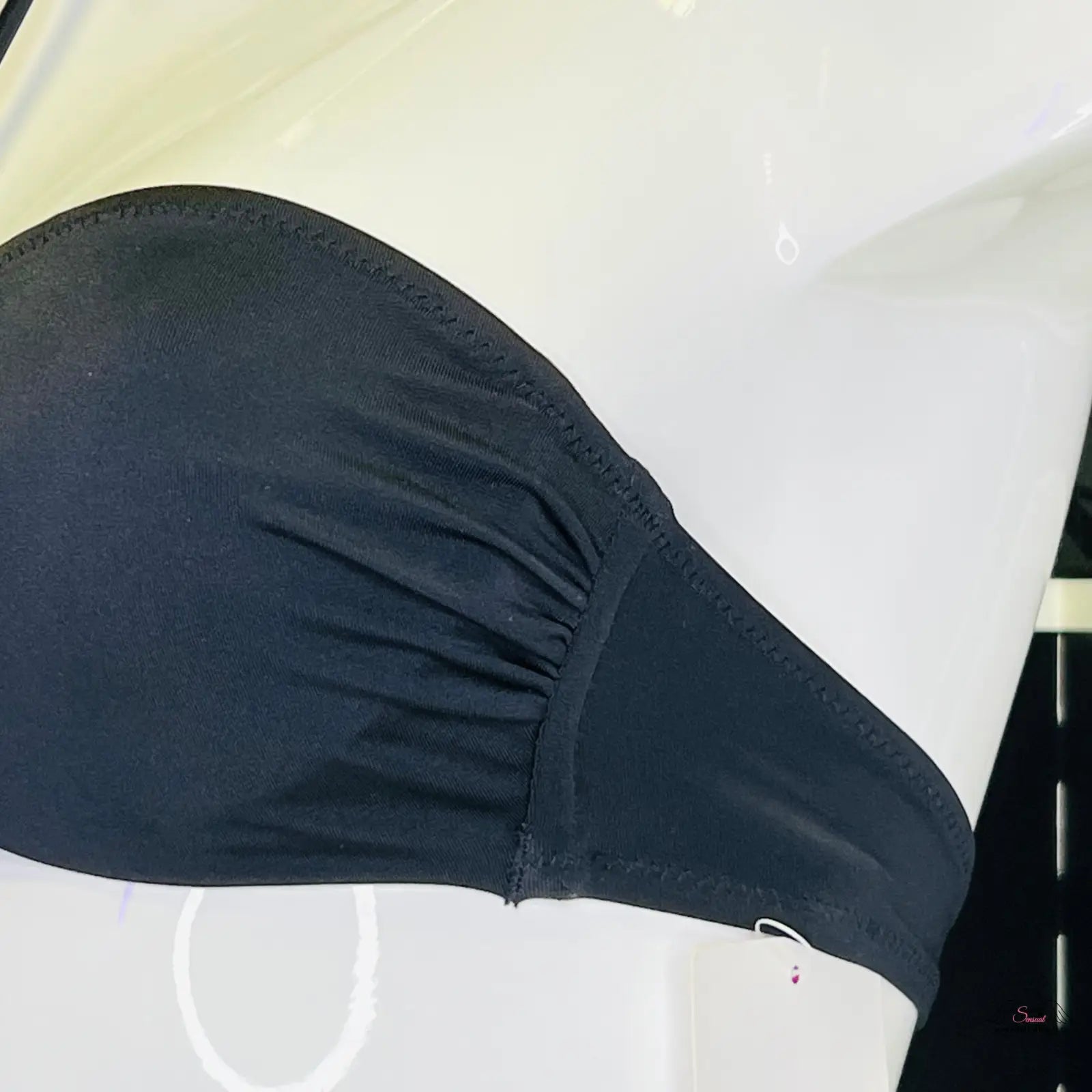 Černý elegantní horní díl plavek Agent Provocateur Liiana, strapless bikini top