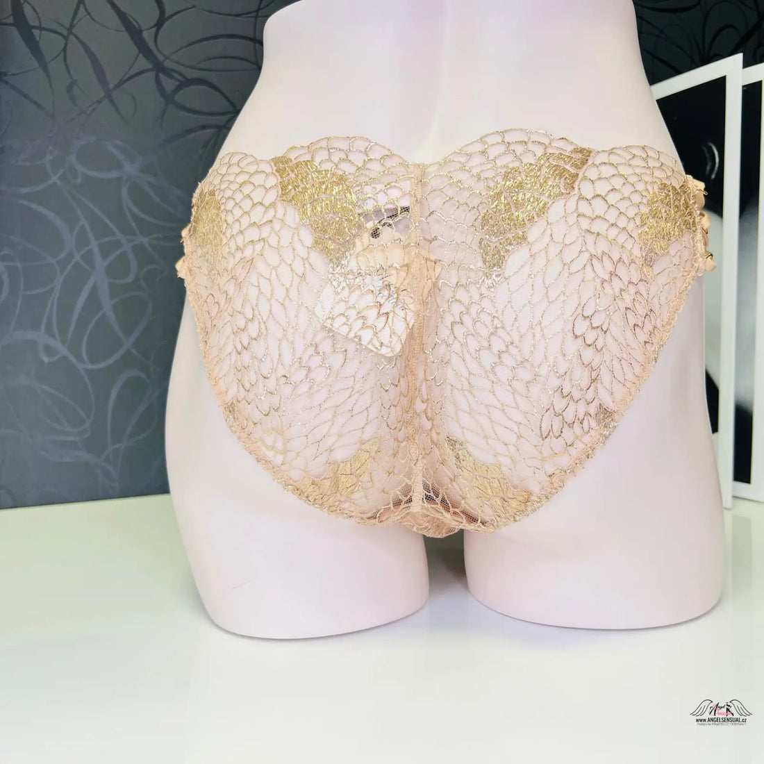 Lace-covered women’s briefs Agent Provocateur Kalhotky Casella for elegant lingerie style