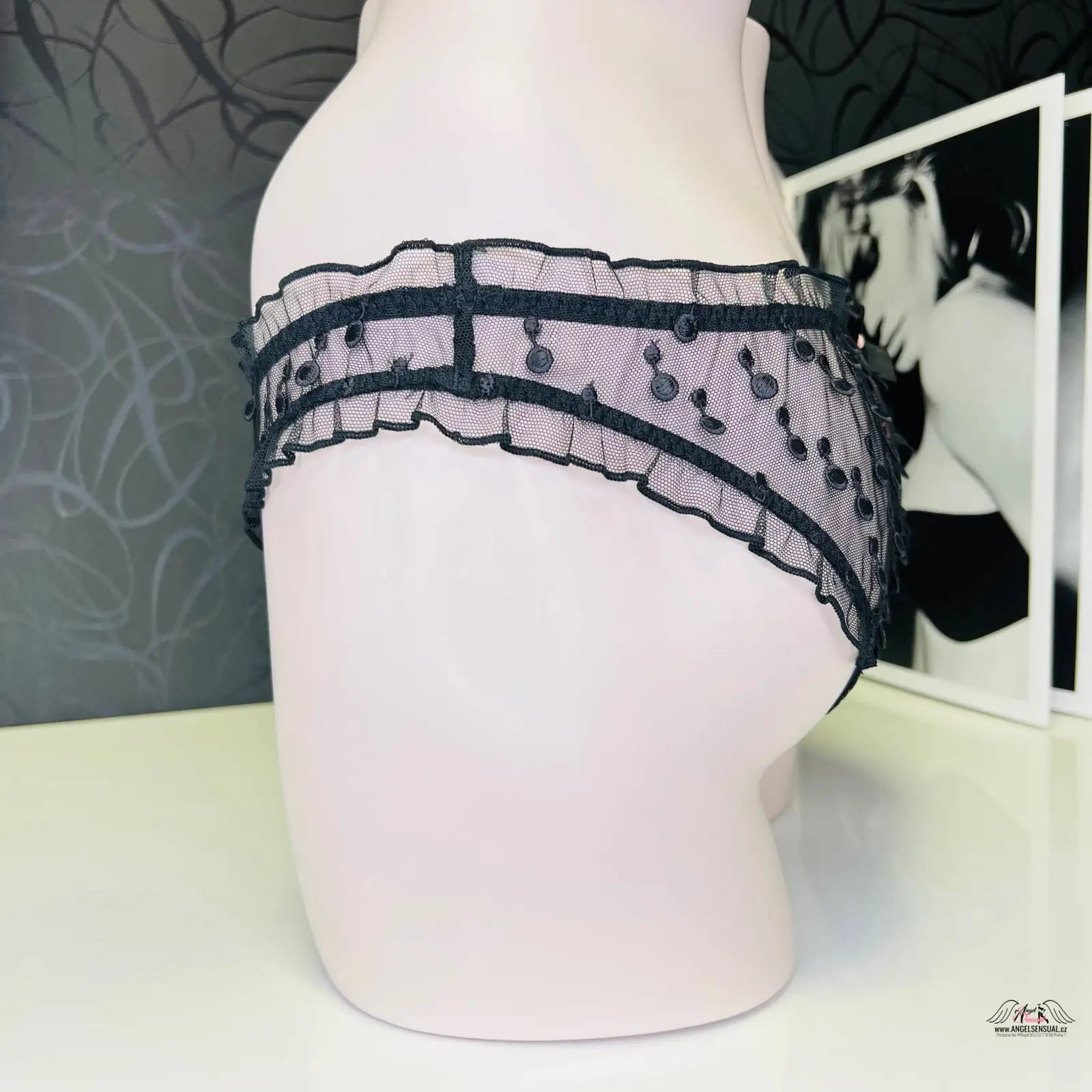 Agent Provocateur Kalhotky Zazou s krajkovým designem pro elegantní vzhled