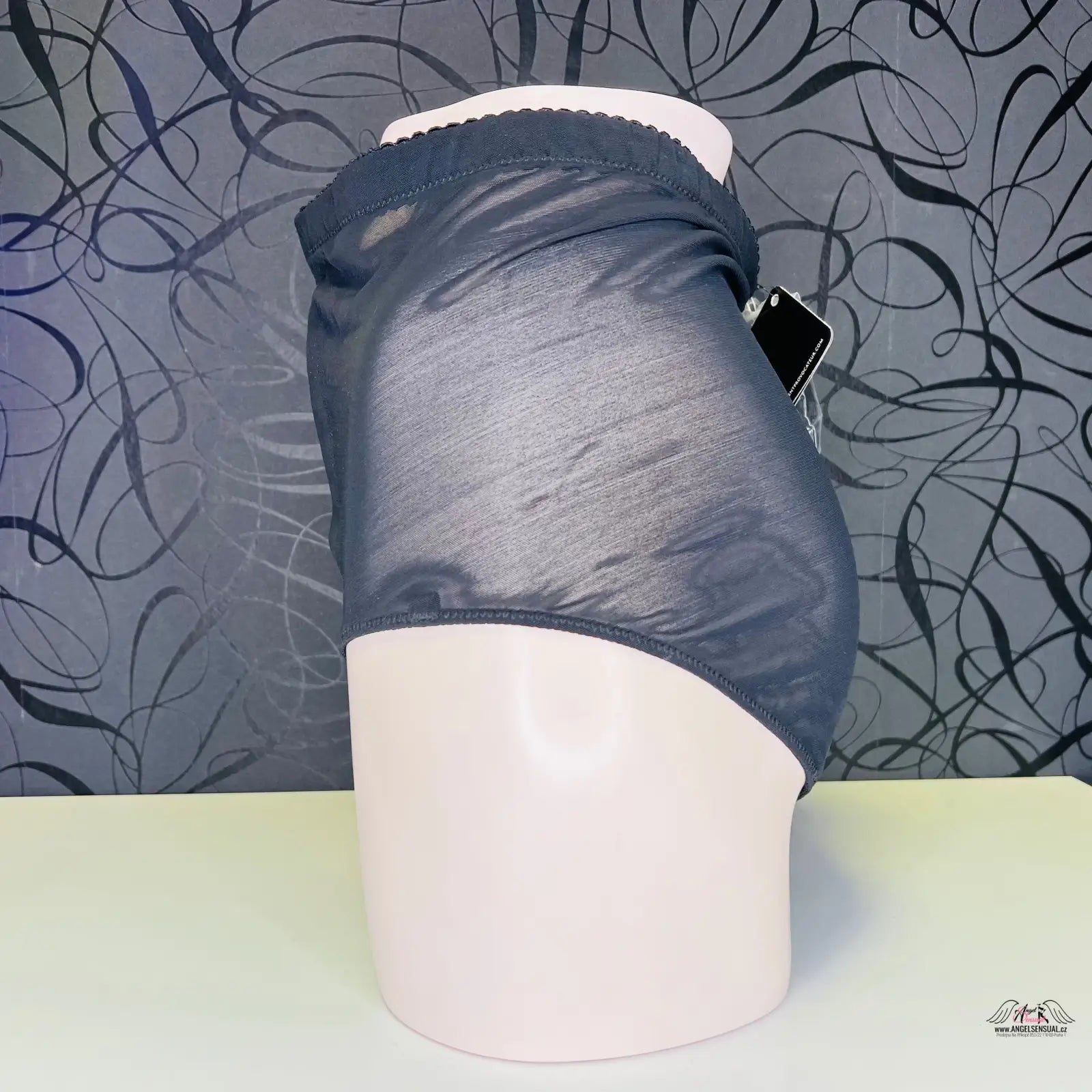 Sheer tmavě modré kalhotky Agent Provocateur Damson s vysokým pasem