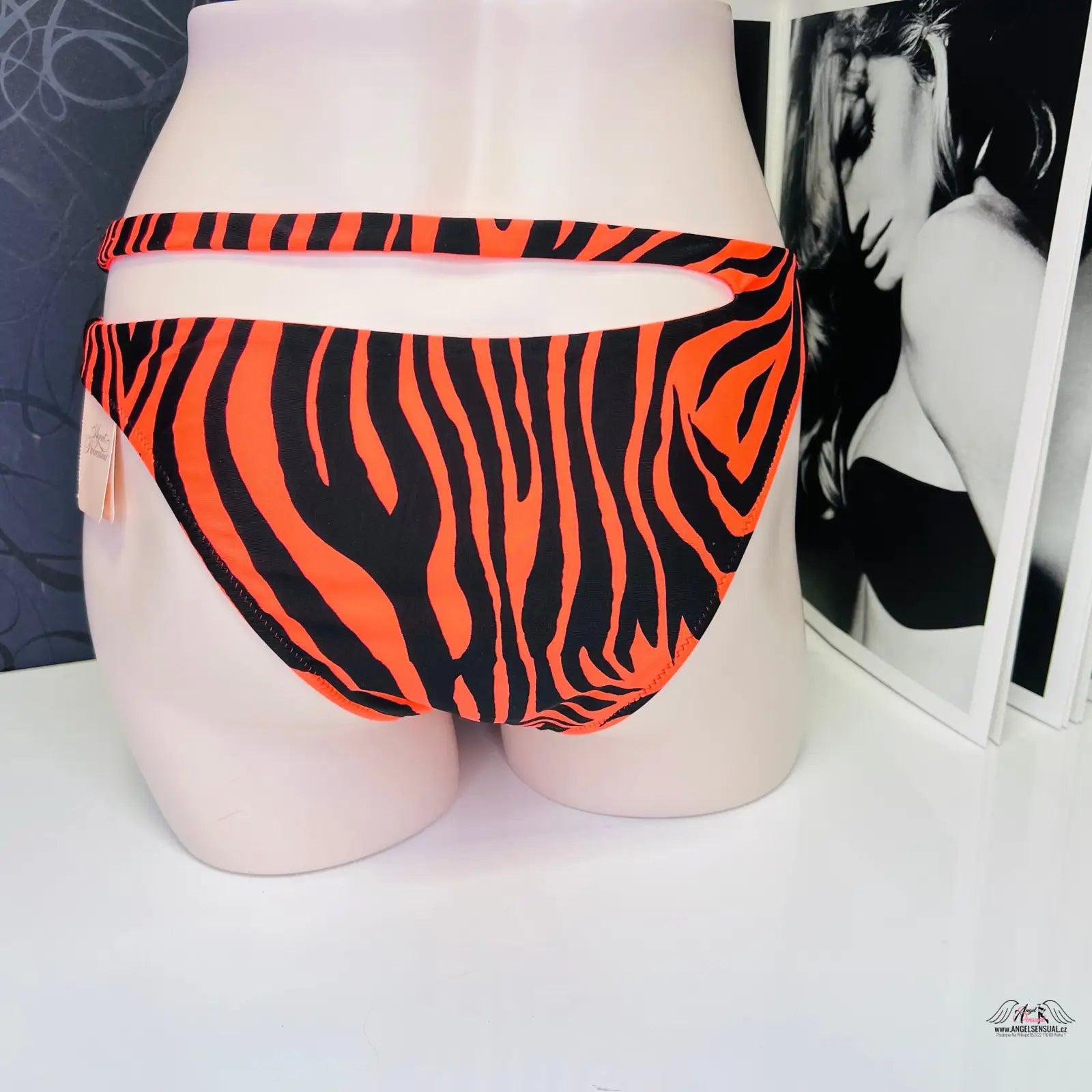 Zebra print tori bikini brief from Agent Provocateur Tori bikini collection