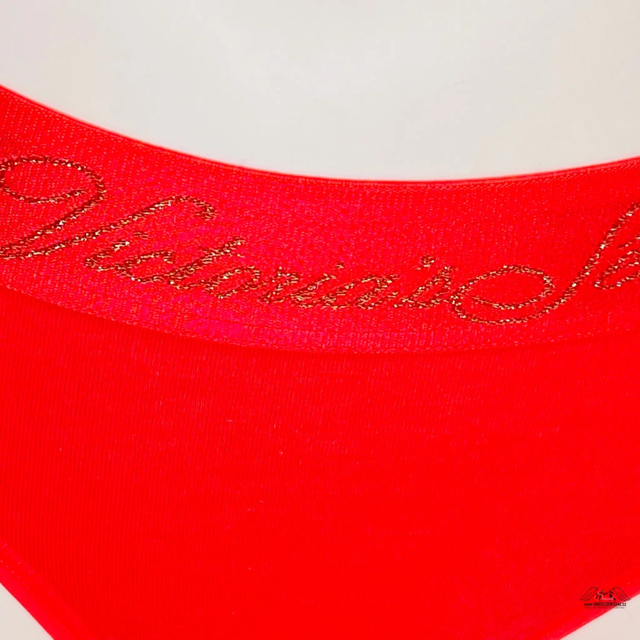 Bavlněné tanga - M / Korálová / Nové se štítky - Kalhotky Victoria’s Secret