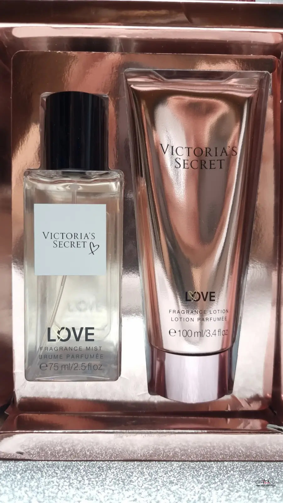 Victoria’s Secret Love fragrance set s angel sensual tělové mléko a fragrance body mist