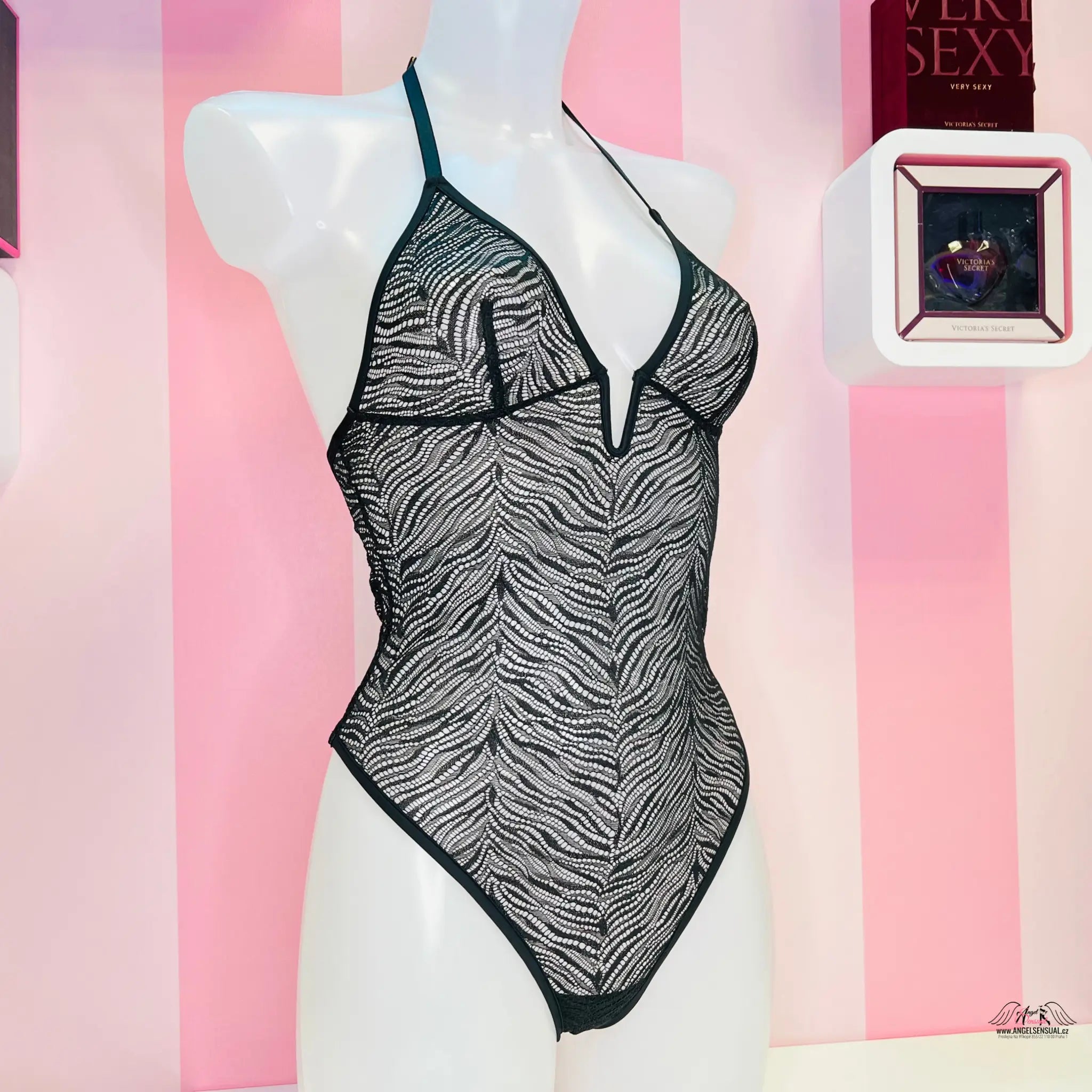 Krajkové body - Černá / S / Nové se štítky - Body Victoria’s Secret