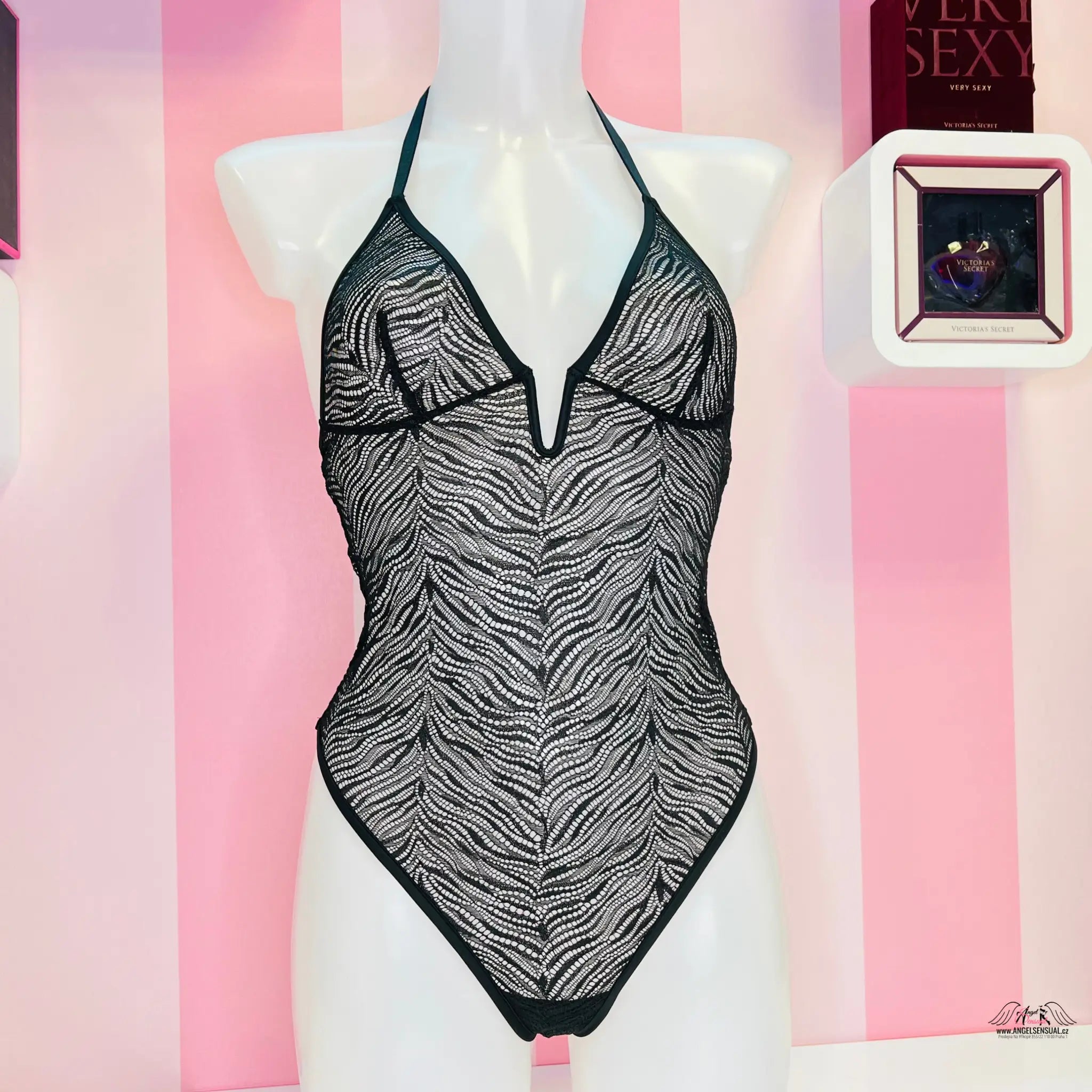 Krajkové body - Černá / S / Nové se štítky - Body Victoria’s Secret