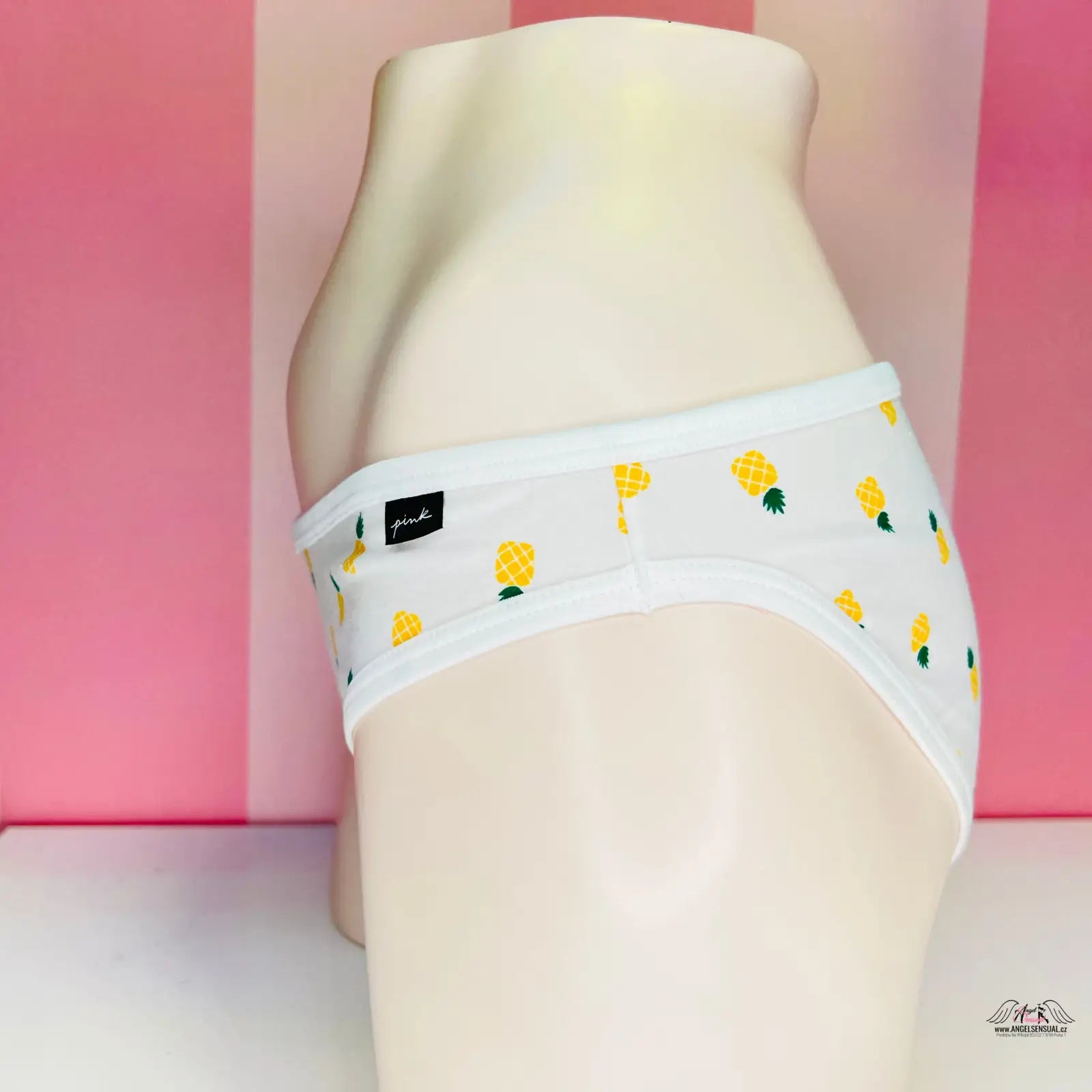 Bavlněné kalhotky s bílým ananasovým potiskem, Angel Sensual, apparel & accessories
