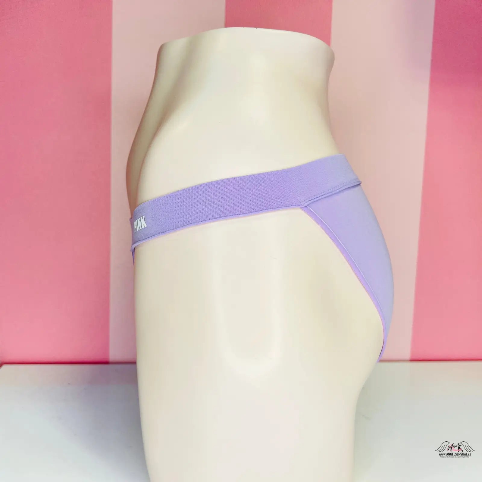Lavender elastické kalhotky levé straně z kolekce PINK apparel & accessories