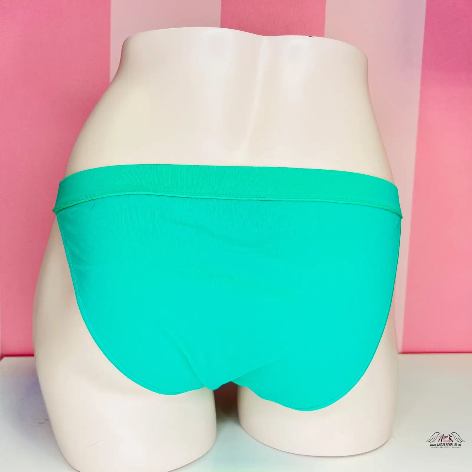 Turquoise elastické kalhotky PINK s vícebarevným designem, ideální do apparel & accessories