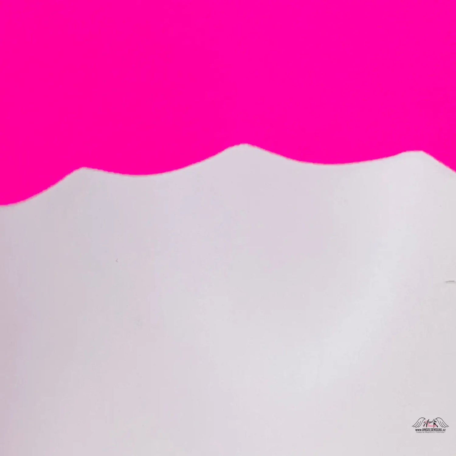 Obrázek téměř bezešvých růžových kalhotek PINK Kalhotky Bezešvé s bílým a černým okrajem