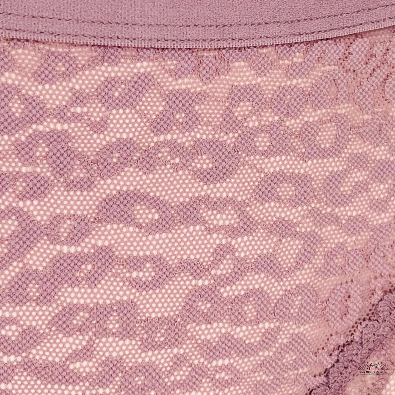 Mauve lace fabric s jemnou síťovinou zadní straně PINK Kalhotky Cheekster Agent Provocateur