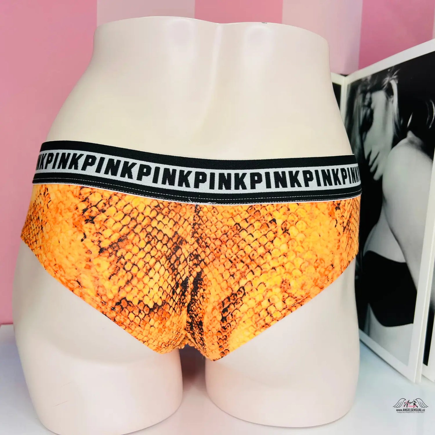 Barevné kalhotky PINK Kalhotky Hadí Vzor s hadím vzorem pro výjimečný look