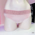 Pevnou gumou semišové tanga Pink Tanga Růžové apparel & accessories