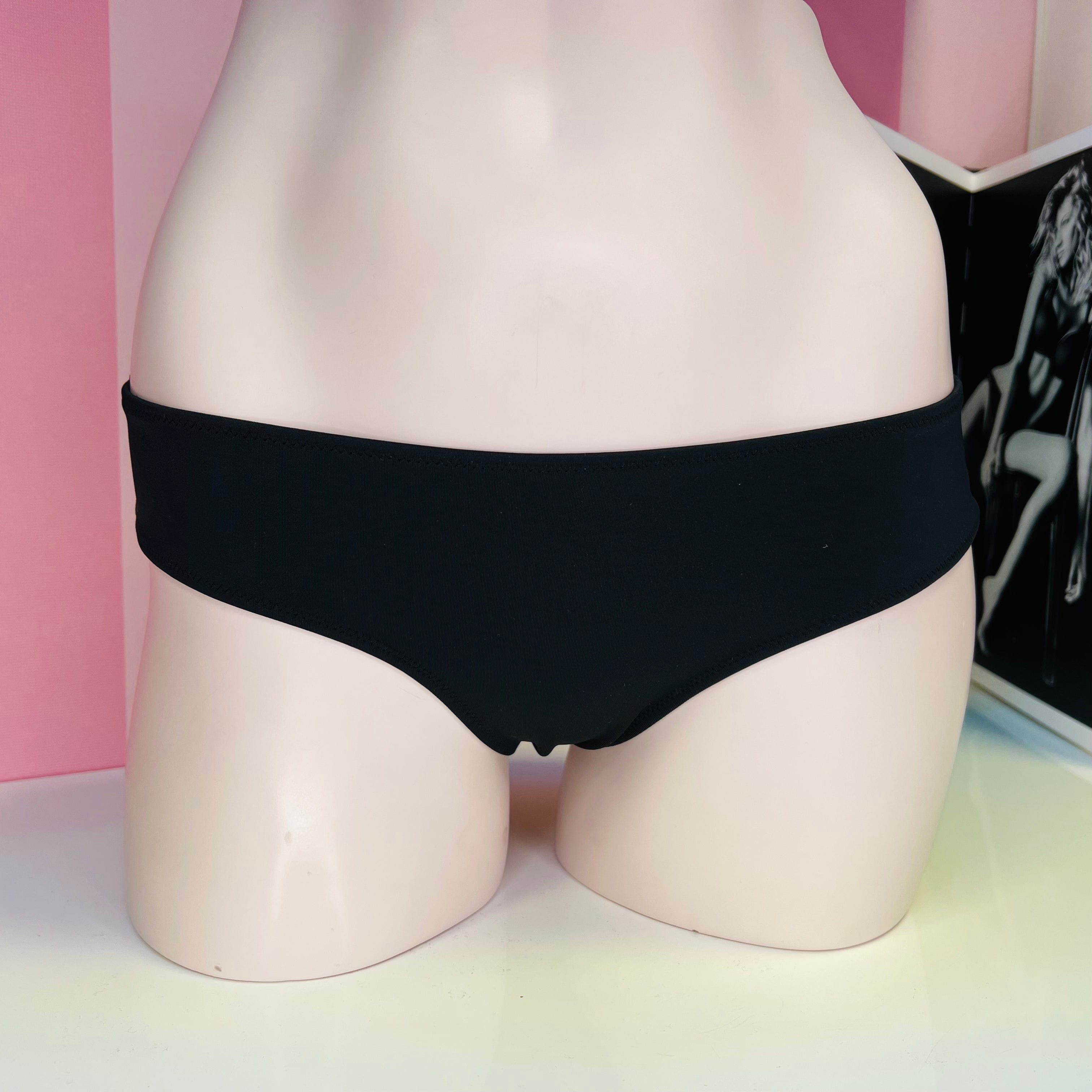 Černý spodní díl plavek cheeky Victoria’s Secret Totally Beachin