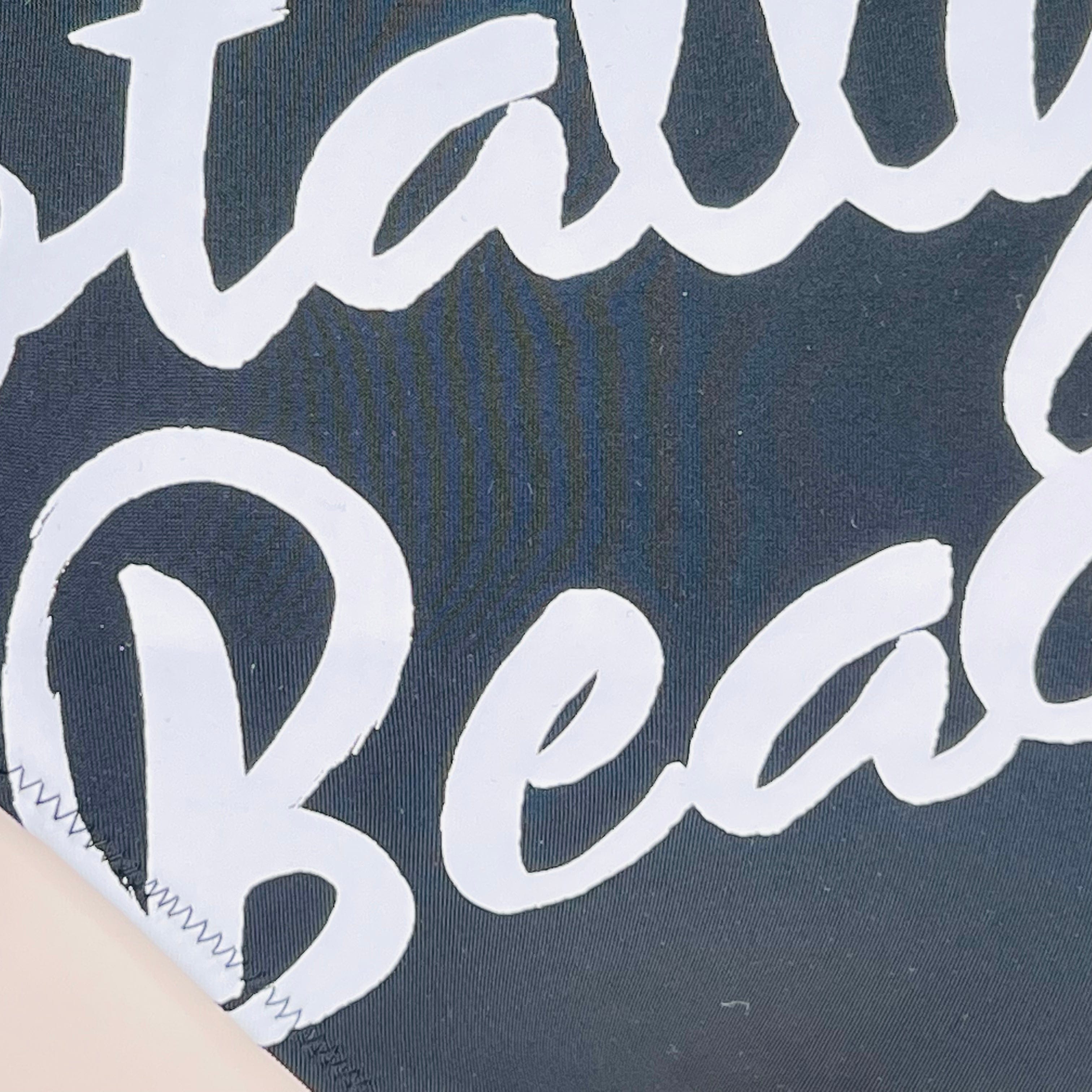 Černobílý spodní díl plavek cheeky Victoria’s Secret Totally Beachin