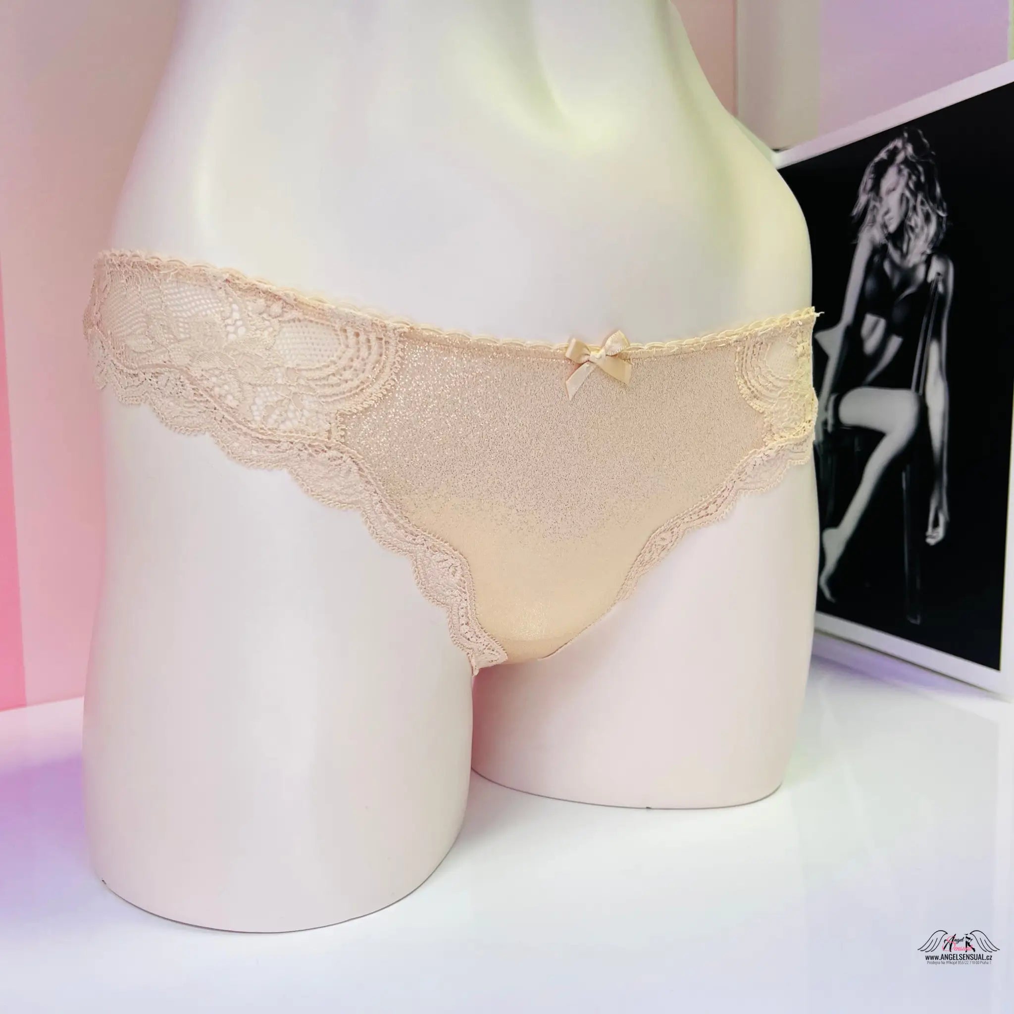 Stříbrné tanga - Tanga Victoria’s Secret