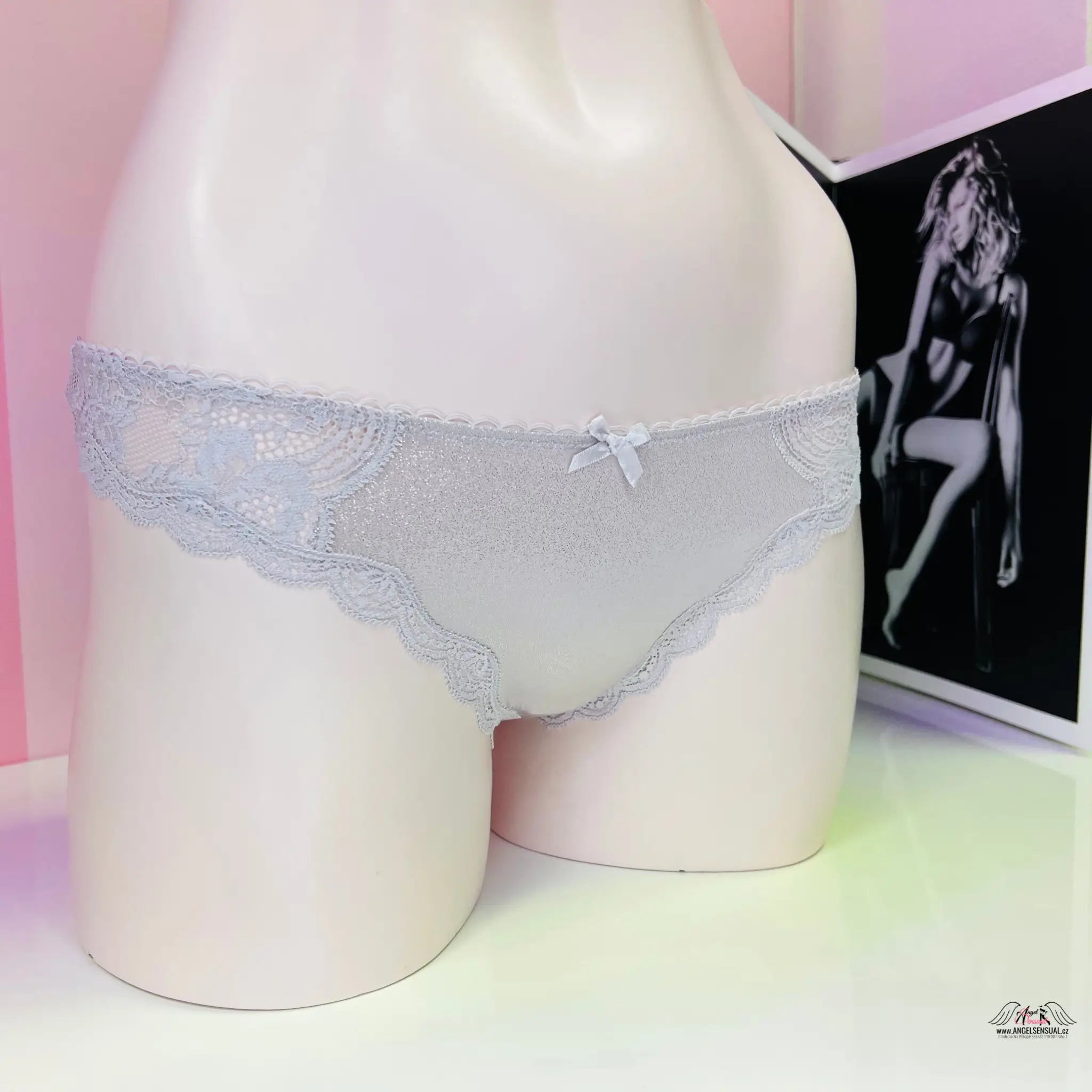 Stříbrné tanga - Tanga Victoria’s Secret