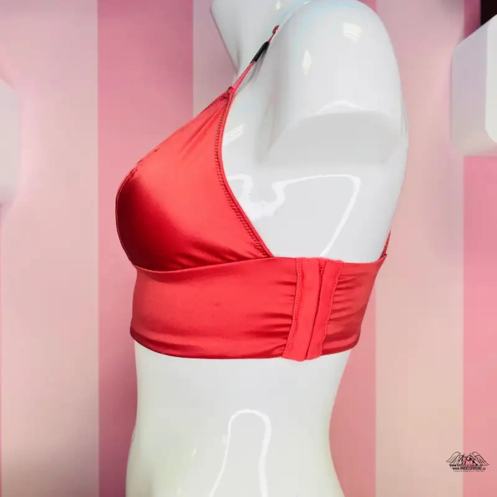 Red satin bra from Victoria’s Secret saténová braletka in apparel & accessories collection