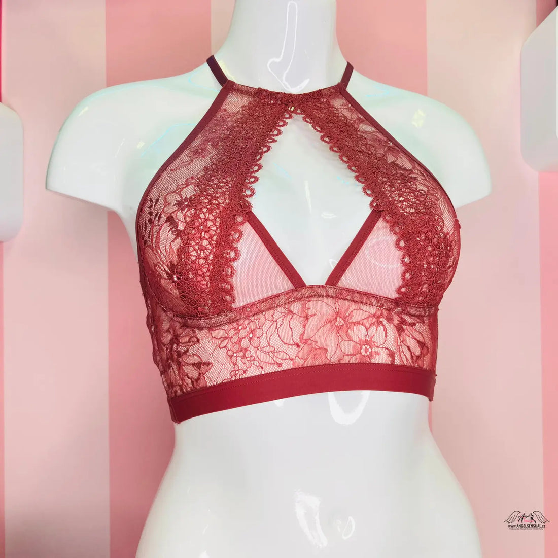 Rední krajková braletka Victoria’s Secret s pohodlným zapínáním a agent provocateur stylu