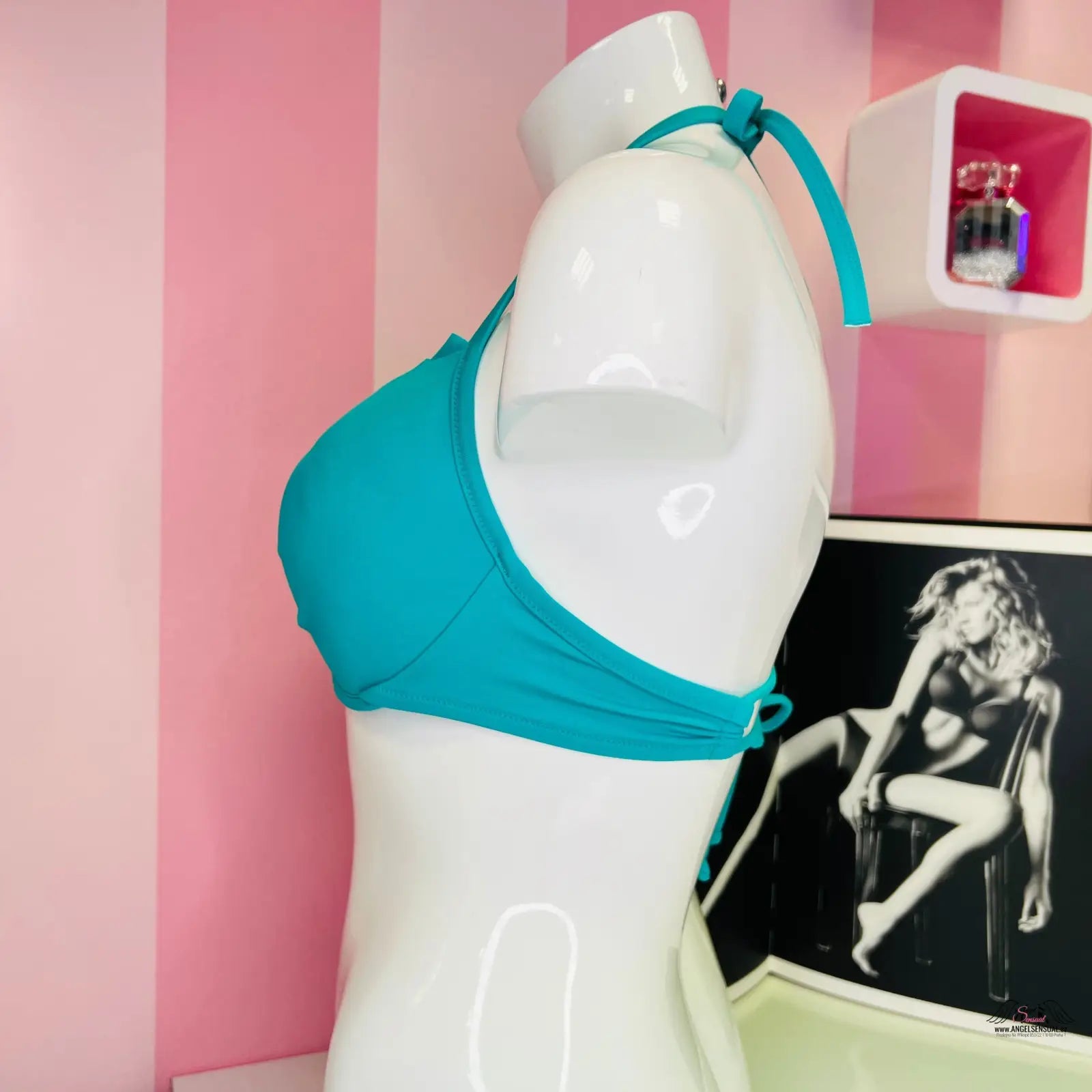 Manek s modrým plavkovým topem Victoria’s Secret Horní Díl Plavek Více Barev