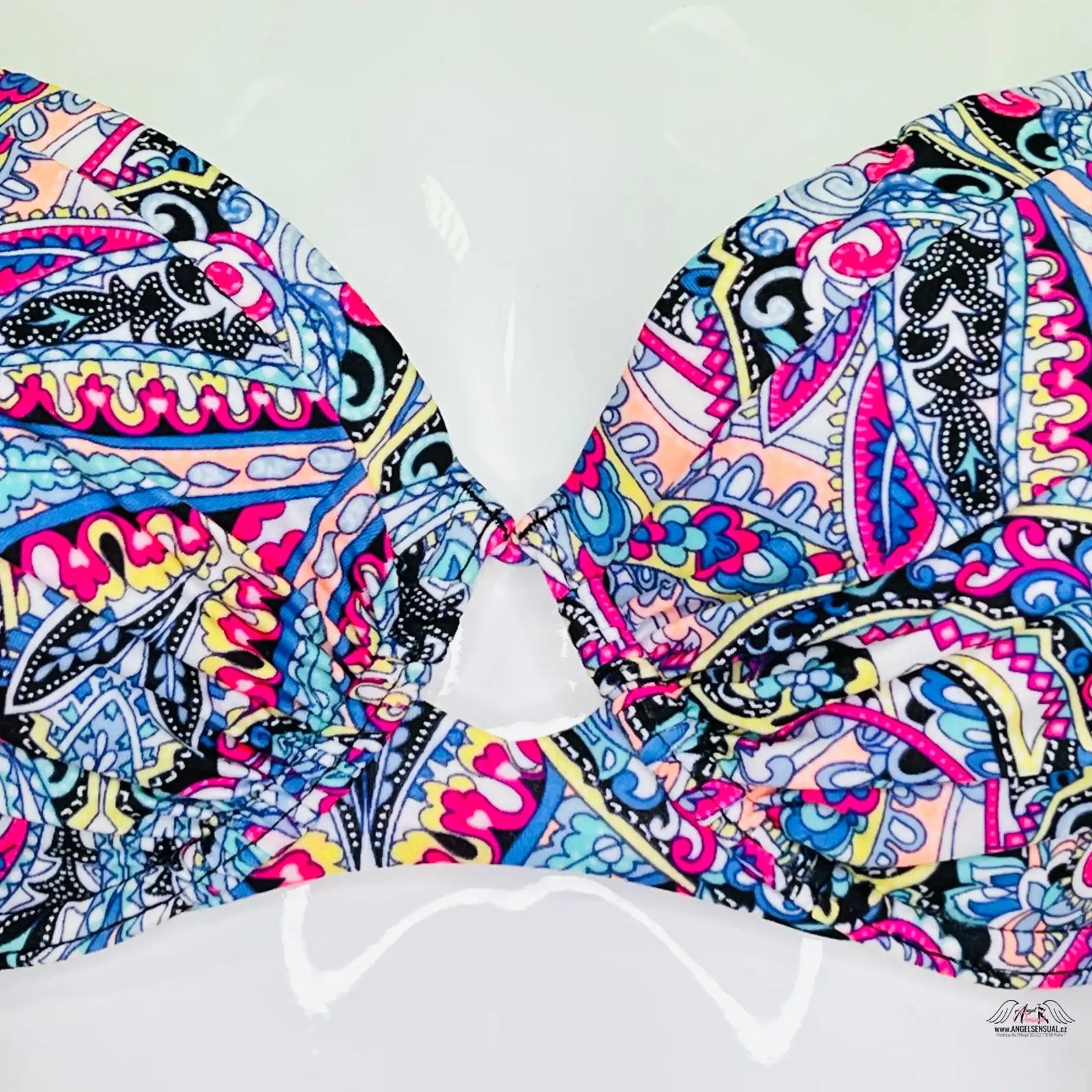 Barevný etno vzor stylový horní díl plavek Victoria’s Secret agent provocateur