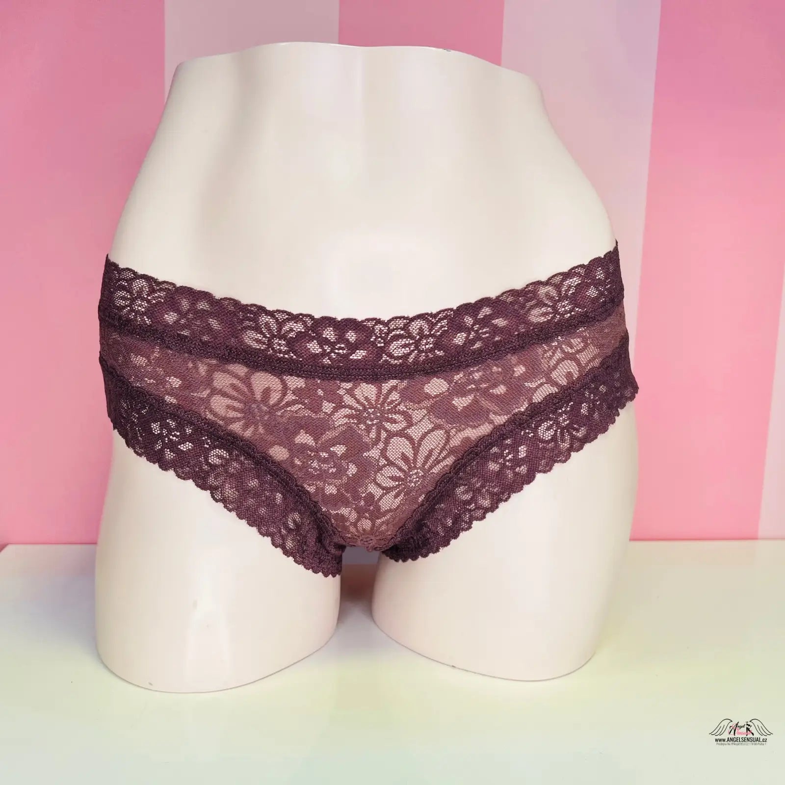 Ženské kalhotky cheeky kalhotky s krajkovým vzorem, příjemného materiálu, Victoria’s Secret