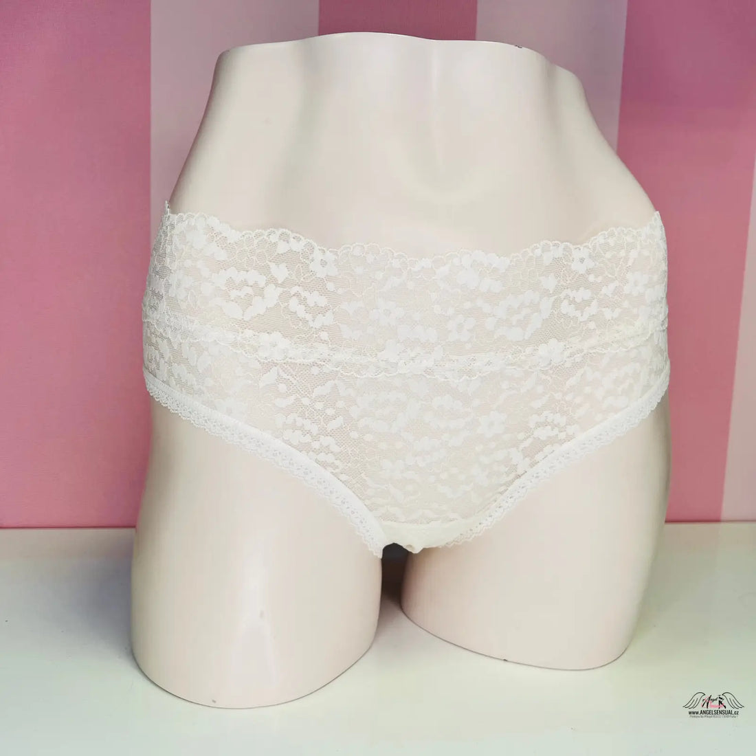 Celokrajkové kalhotky Victoria’s Secret Kalhotky Krajkové Hipster s lehce vyšším pasem