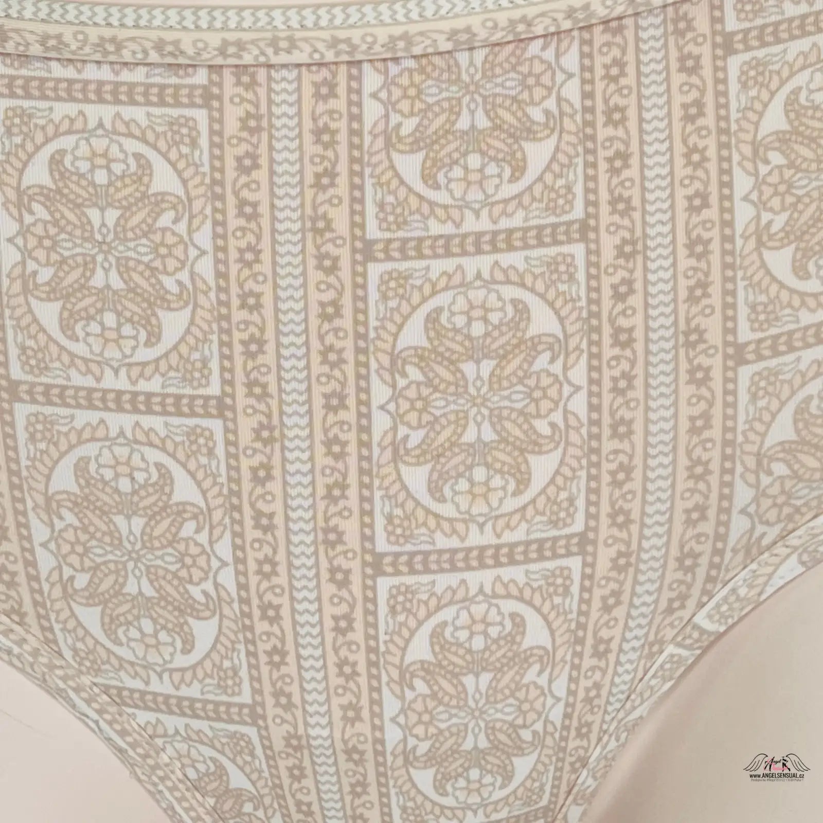Jemné slipové kalhotky Victoria’s Secret s elegantními ornamenty a květinovými vzory