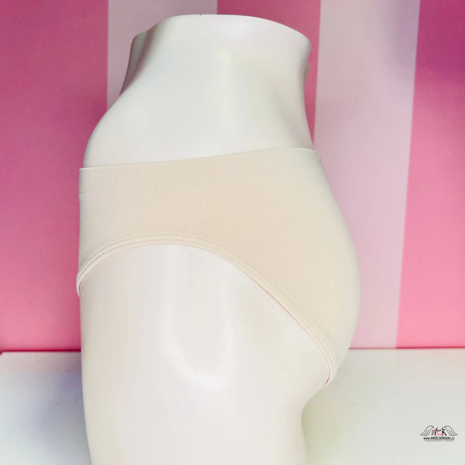 Beige maternity underwear Victoria’s Secret Kalhotky Tělové z velice elastického materiálu