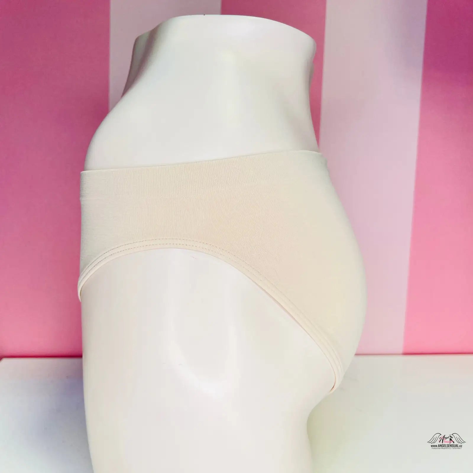 Bežové těhotenské spodní prádlo Victoria’s Secret s luxusem a komfortem