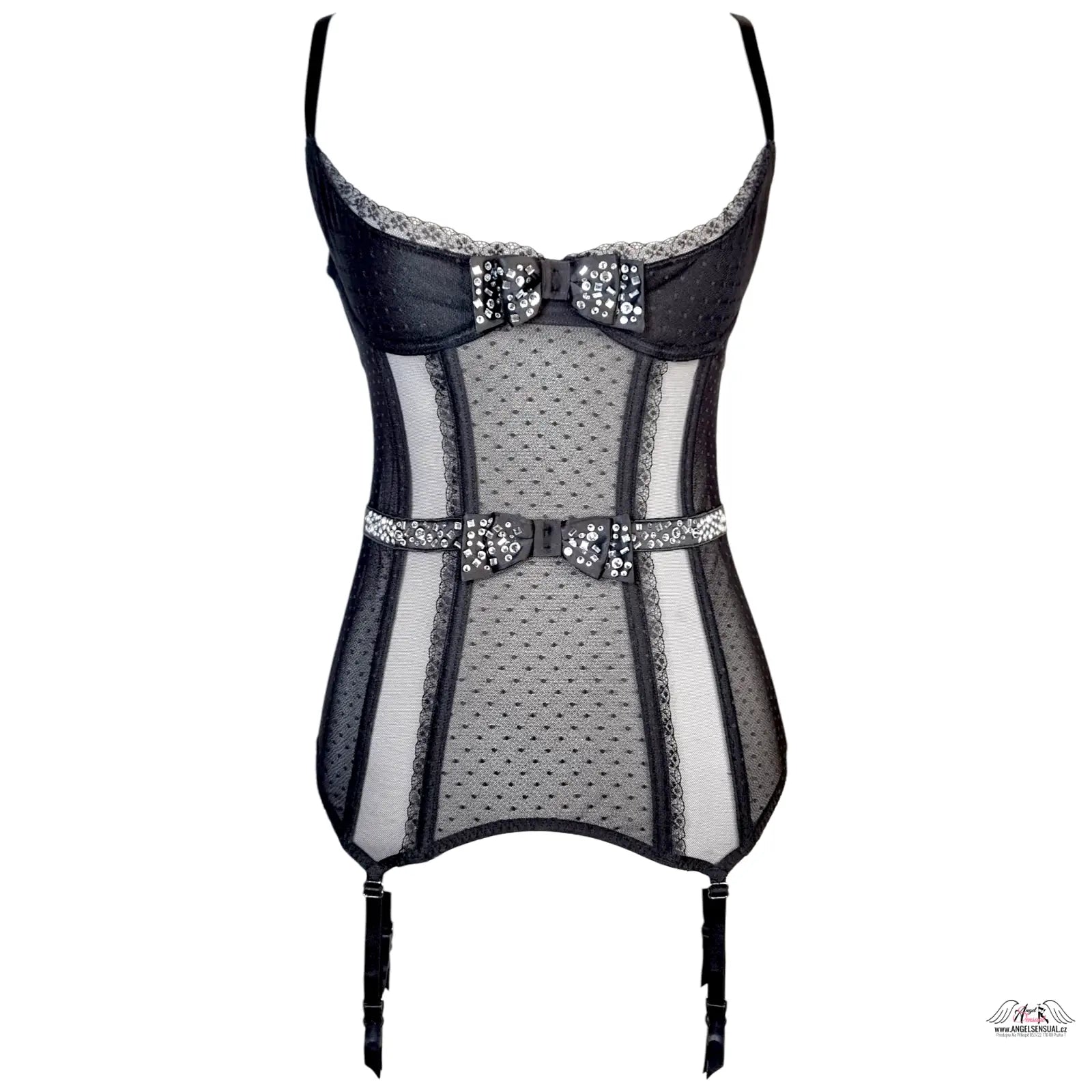 Luxusní korzet Victoria’s Secret s kamínky, tajné spodní prádlo s nastavitelnými ramínky