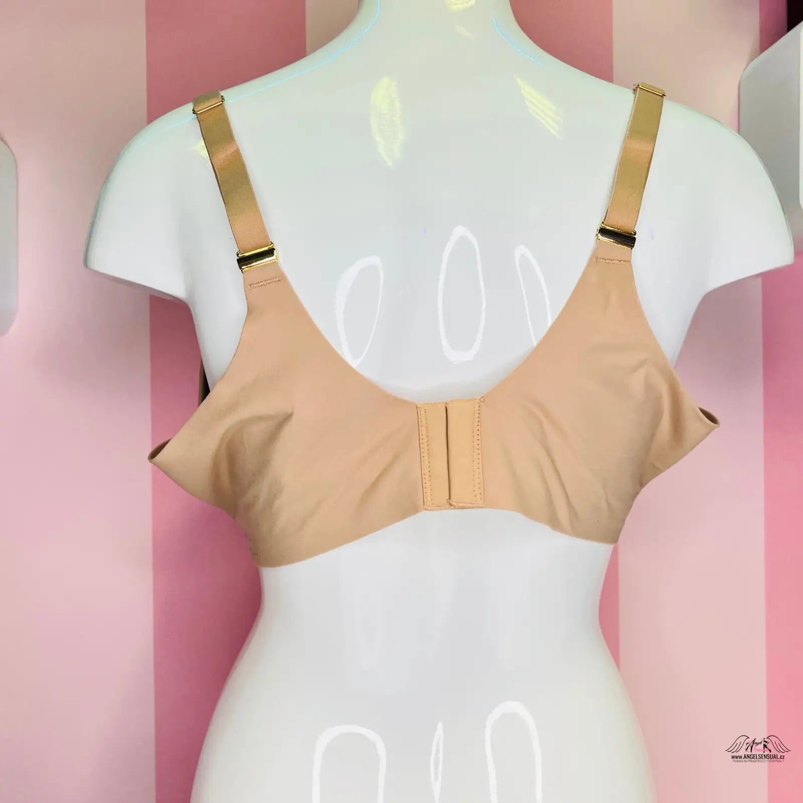 Beige angel sensual pohodlná podprsenka Victoria’s Secret s nastavitelnými ramínky