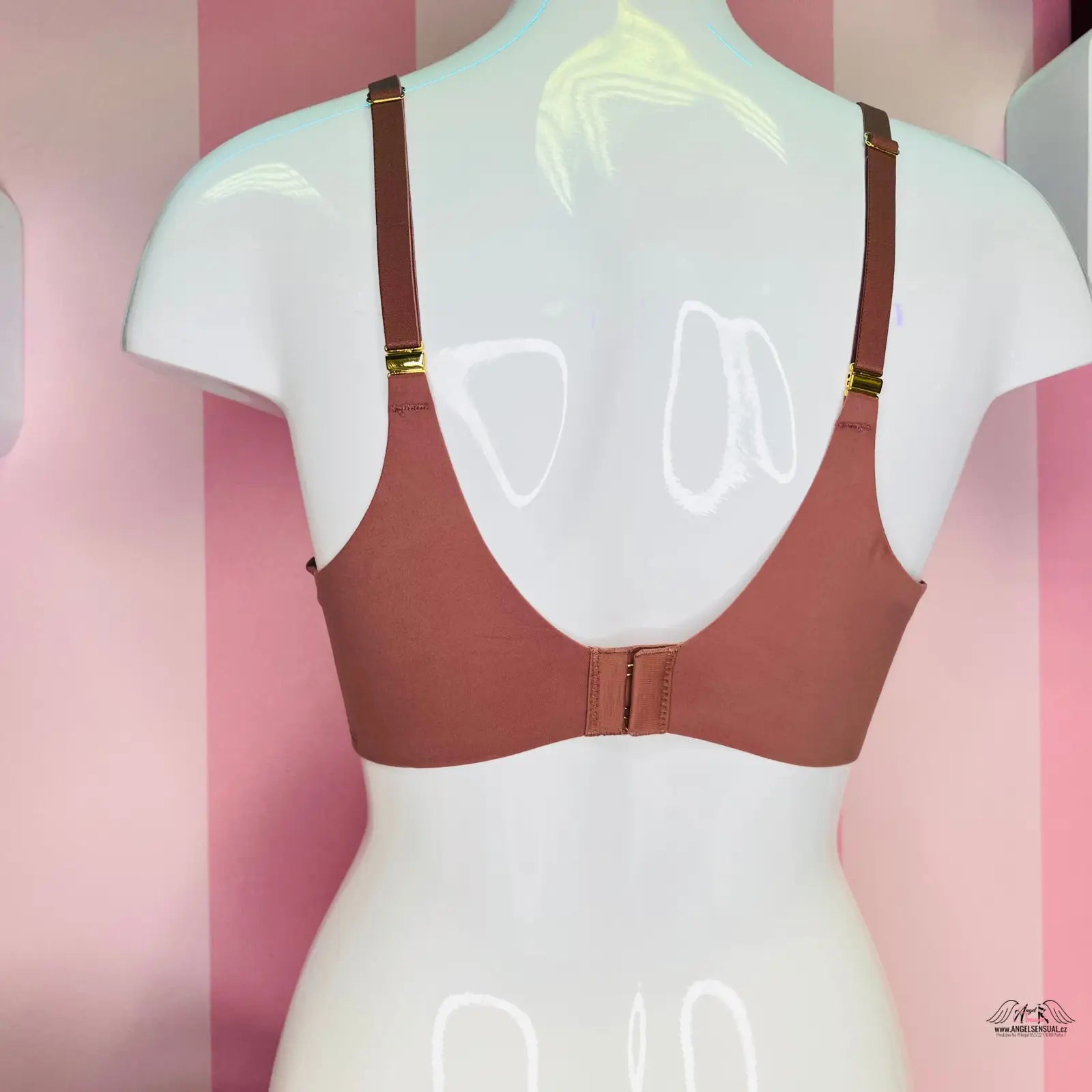 Hnědá angel sensual pohodlná podprsenka Victoria’s Secret s nastavitelnými ramínky