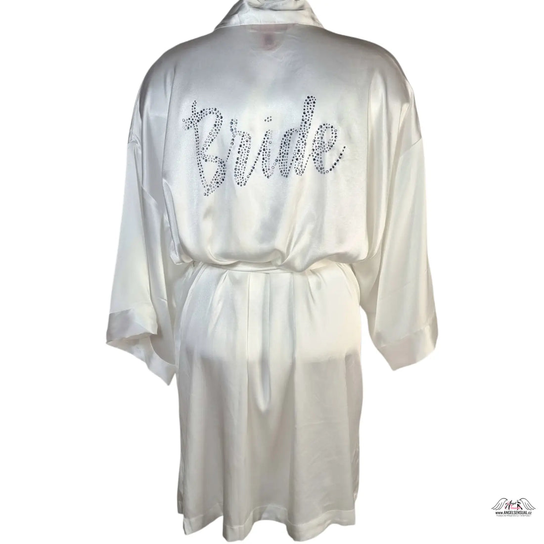 Victoria’s Secret saténový svatební župan Bride s kamínky, kolekce Victoria’s Secret