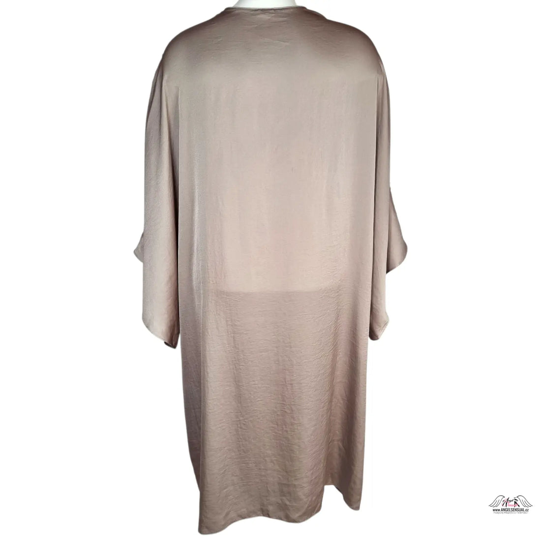 Victoria’s Secret luxusní saténové kimono s dlouhým rukávem a otevřeným cardiganem