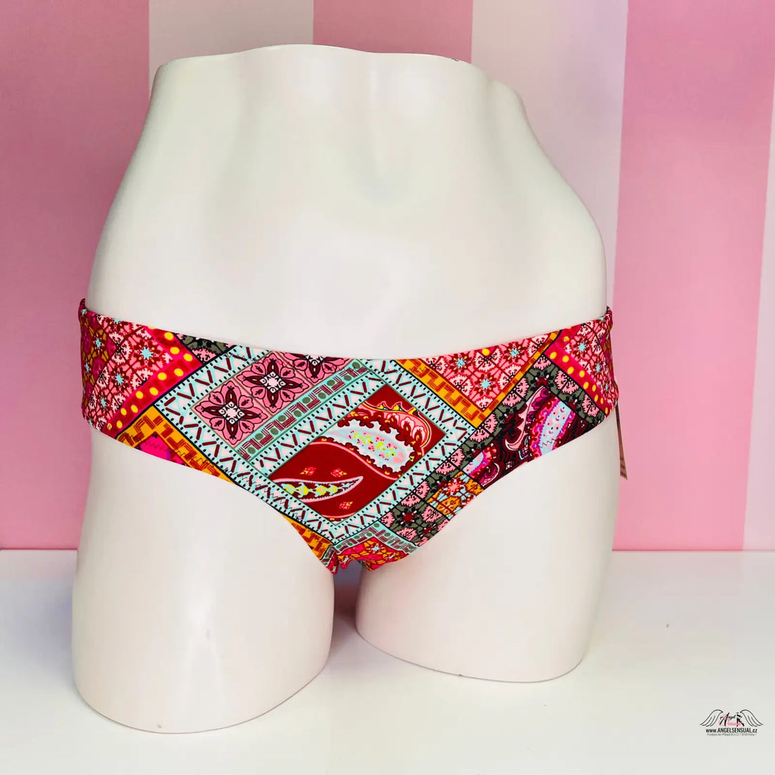 Pestrobarevný elastický spodní díl plavek Victoria’s Secret Fabulous The Cheeky pro dobrodružné duše