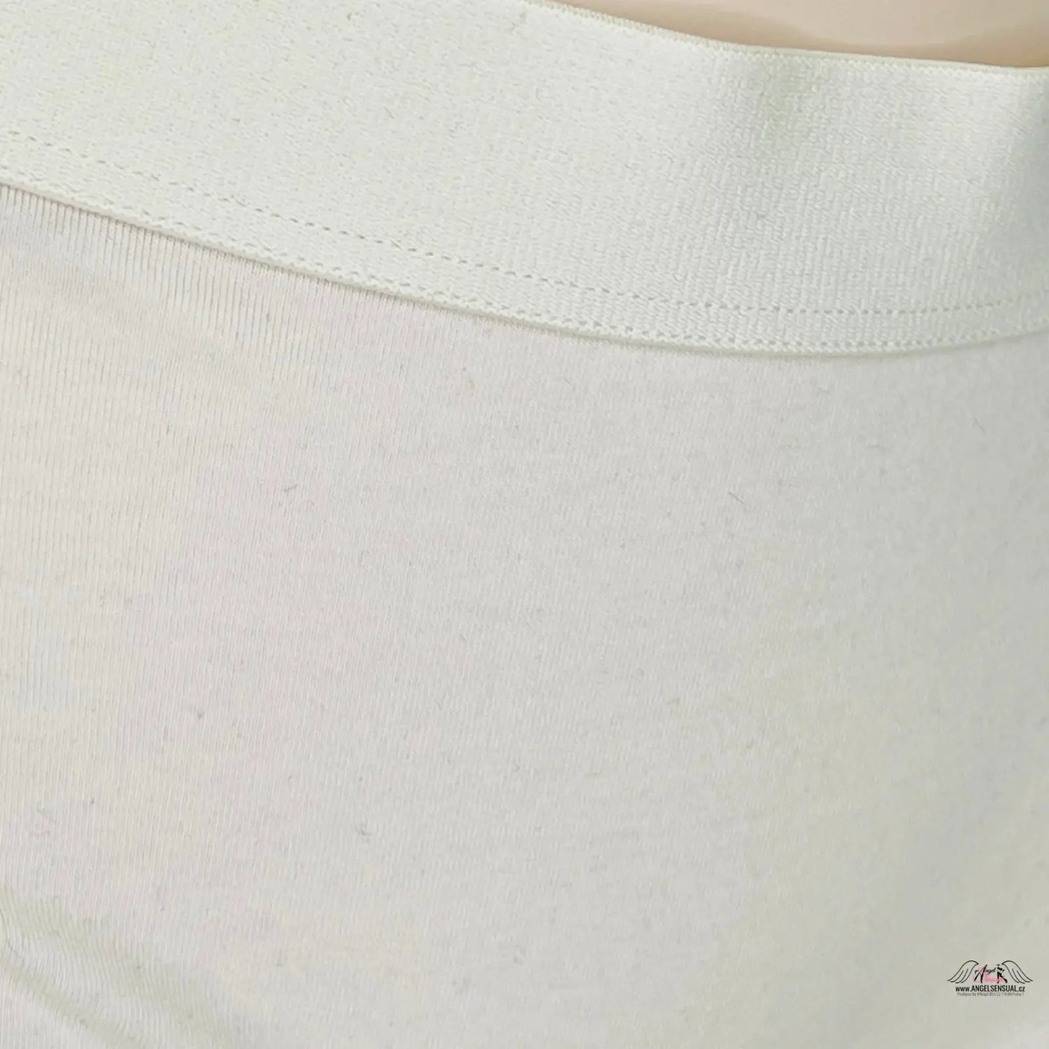 Bílý látkový límec na Victoria’s Secret Sportovní Kalhotky, jednobarevné kalhotky shortie