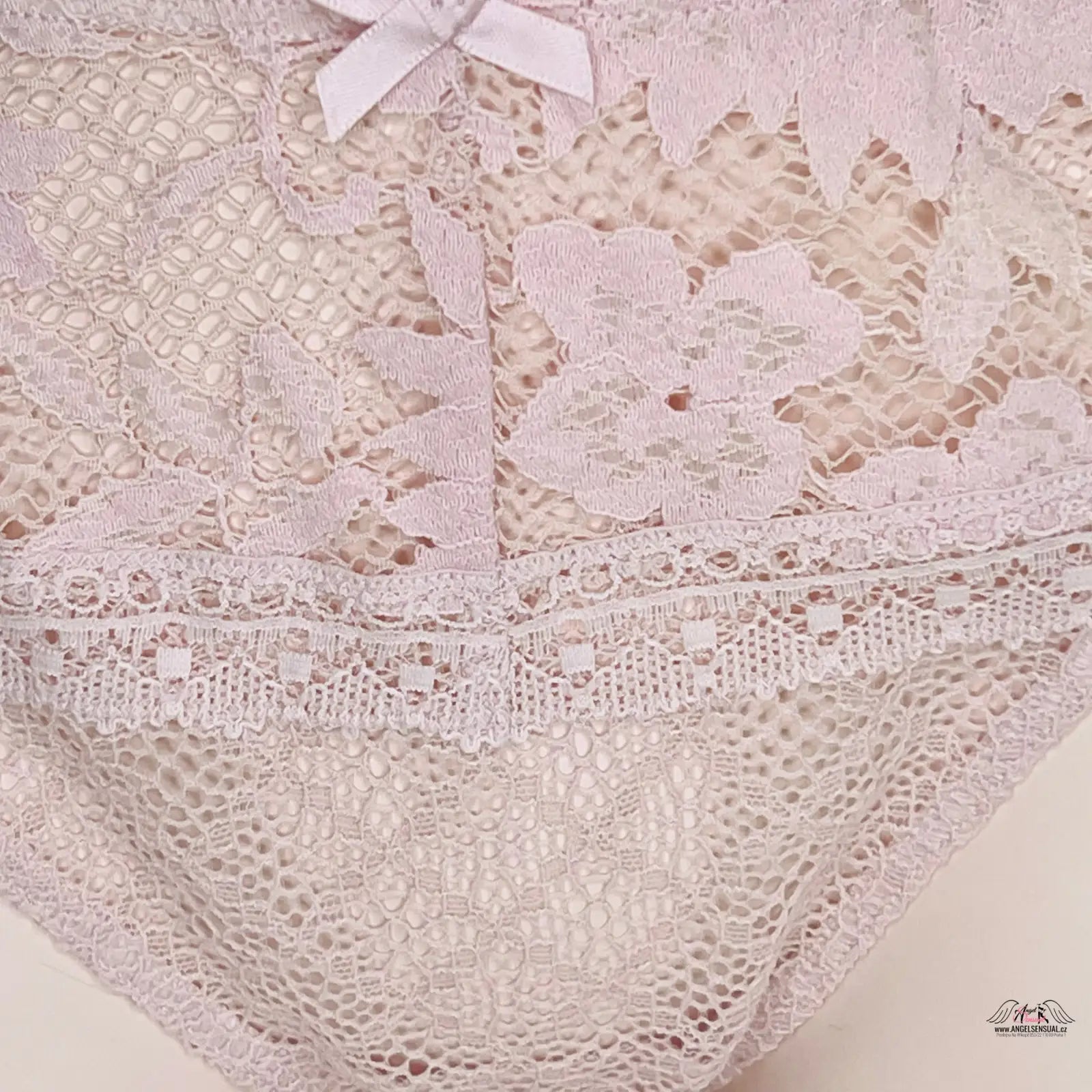 Victoria’s Secret krajkové tanga s mašlí na zadní straně forální dámské spodní prádlo