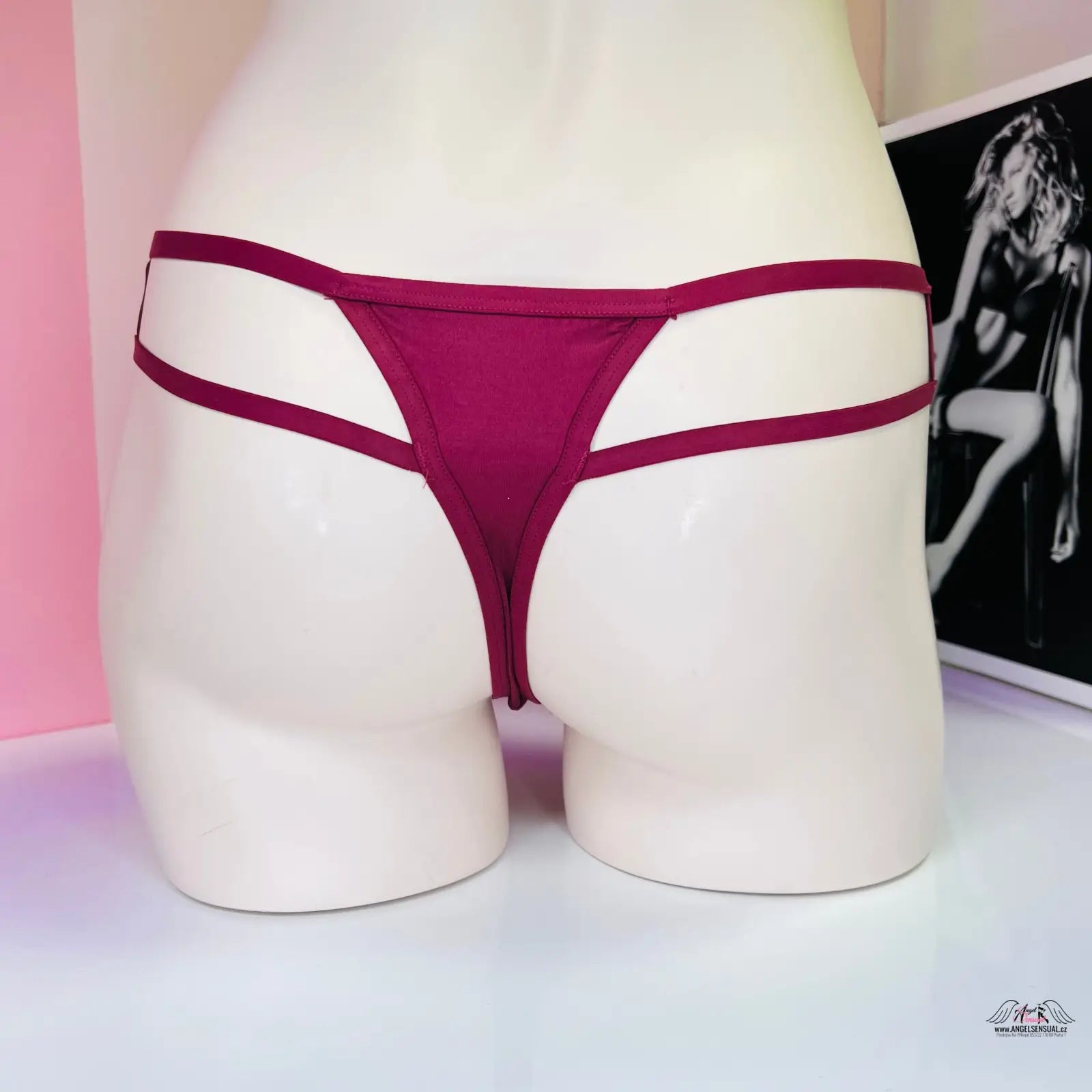Pohled oslní Victoria’s Secret Tanga s Ozdobnými Pásky v agent provocateur stylu