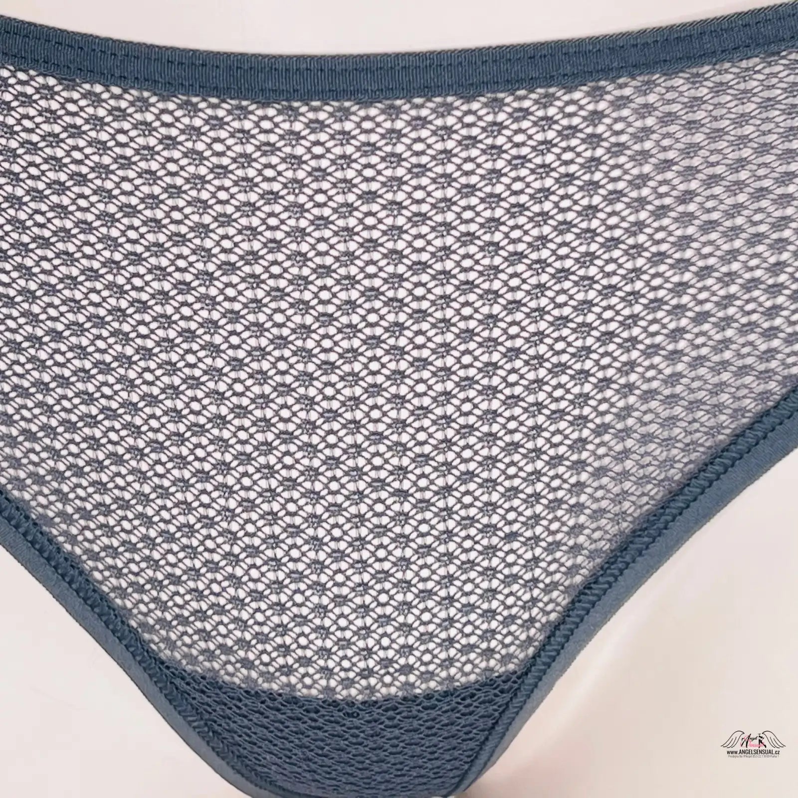 Modré síťované dámské tanga Victoria’s Secret Tanga Síťované, sexy síťové tanga