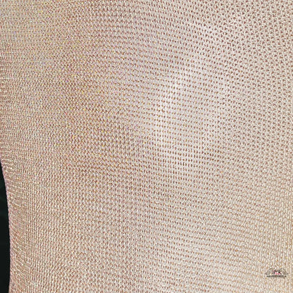 Metalická pletená látka na Agent Provocateur Body Phoebe s síťovaným tangovým body