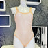 Agent Provocateur Body Phoebe síťované tangové body s růžovým sequinem