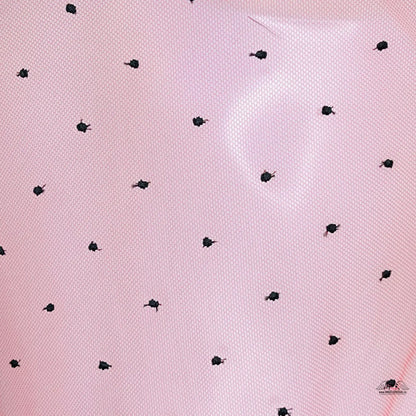 Agent Provocateur Body Poppie s puntíky poppie, elegantní růžové tričko s černými puntíky