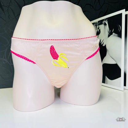 Luxusní kalhotky bananarama Agent Provocateur Brazilky Bananarama s růžovým designem
