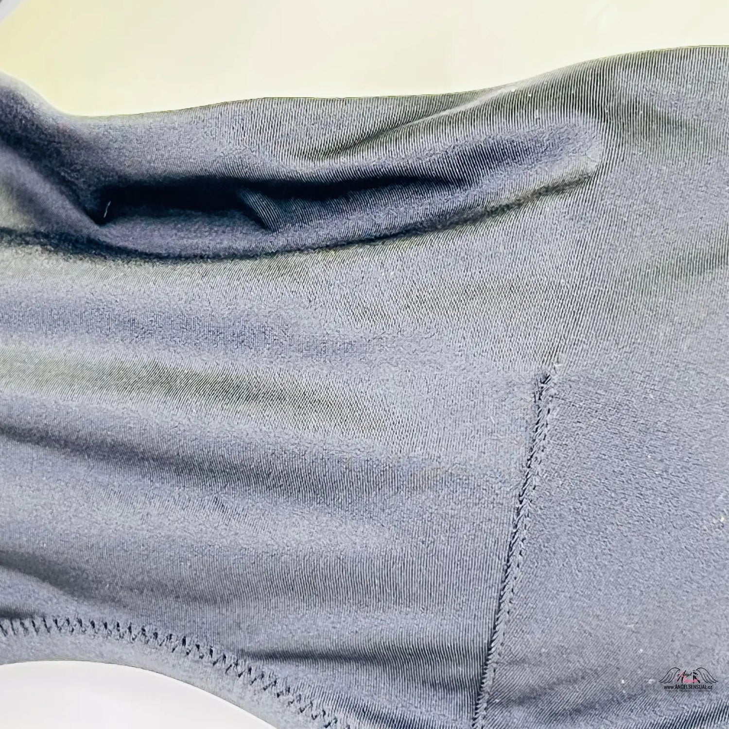 Wrinkled šedý látkový díl plavek Agent Provocateur Horní Díl Plavek Agata