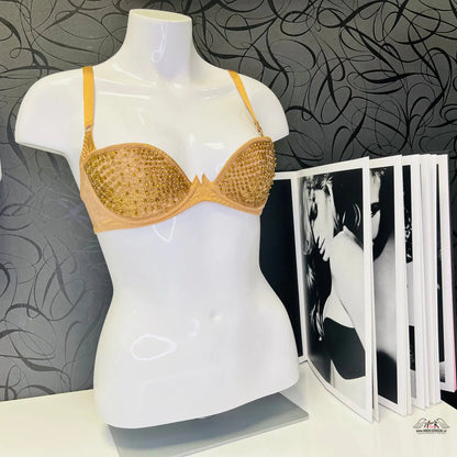 Bejeweled tan bra na figuríně, luxusní podprsenka Astra od Agent Provocateur