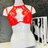Agent Provocateur Podprsenka Kendall, červená krajková halter podprsenka, oblečení a doplňky