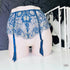 Blue lace garter belt on Agent Provocateur Podvazkový Pás Kiera with jemnou síťovinou